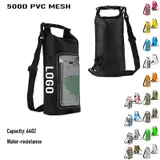 2L PVC Roll-Top Dry Bag with Phone Window