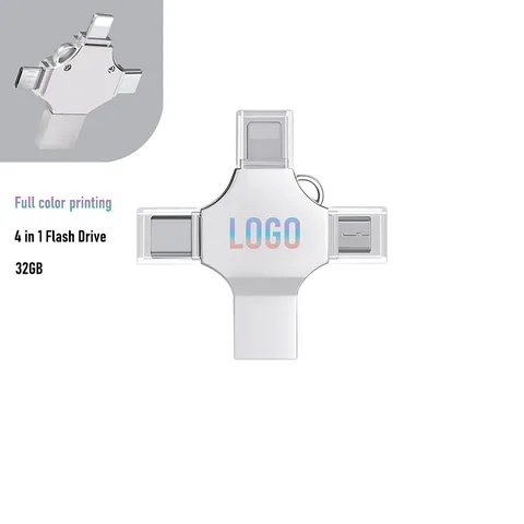 32GB Multi-Connector USB Flash Drive