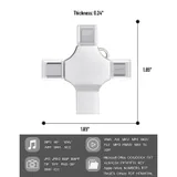 32GB Multi-Connector USB Flash Drive — view 2
