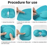Inflatable Neck Pillow with Built-In Pump — view 3