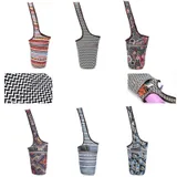 Canvas Yoga Mat Tote with Side Pocket — view 3