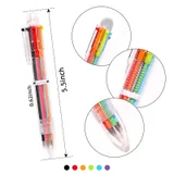 Six-Color Retractable Ballpoint Pen — view 2