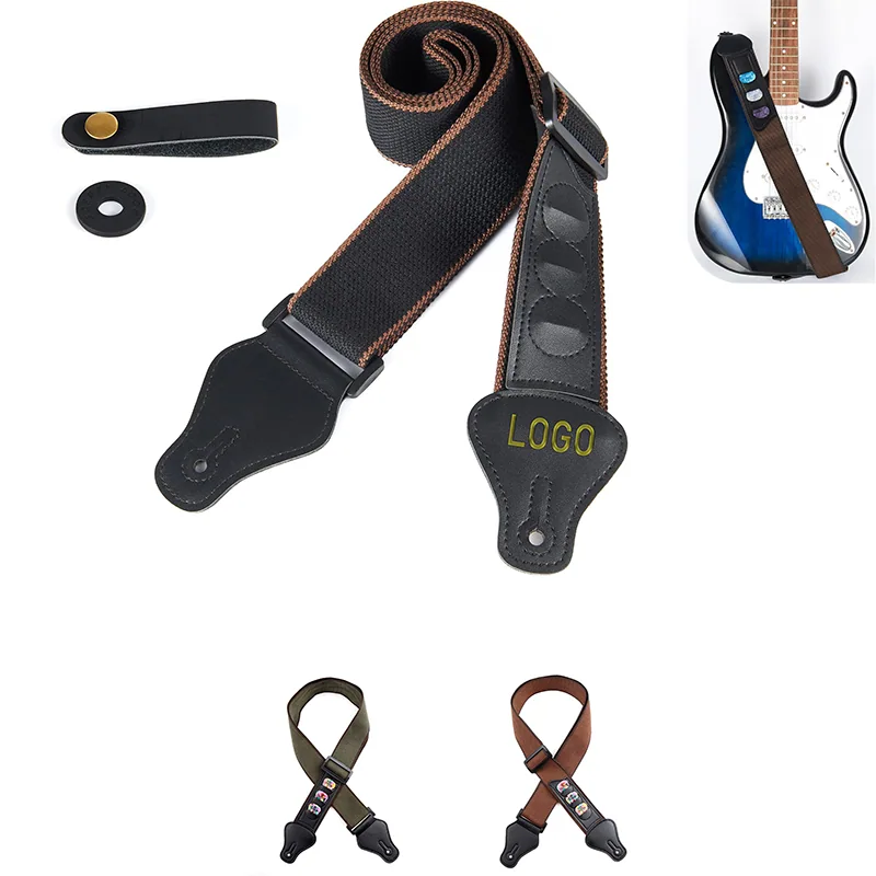 Adjustable Cotton Guitar Strap