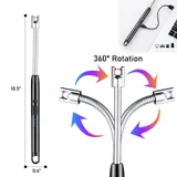 USB Rechargeable Flexible-Neck Arc Lighter — view 2
