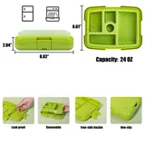 24 oz PP Bento Box with Removable Compartments — view 2
