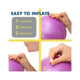 9-Inch PVC Pilates Exercise Ball — view 3