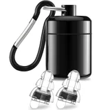 Earplugs with Aluminum Carry Case and Cord — view 4