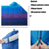 72 x 54-Inch Hooded Camping Blanket — view 2