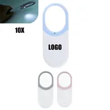 10x Pocket Magnifier with LED Light