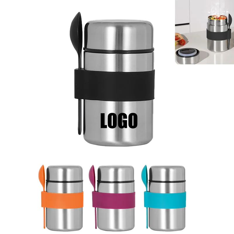 13.5 oz Insulated Food Jar with Spoon