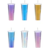 24 oz Gradient Tumbler with Straw — view 4