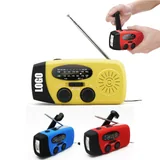 Solar Hand-Crank Radio with Light and Charger