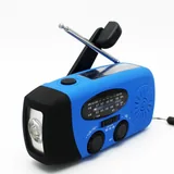 Solar Hand-Crank Radio with Light and Charger — view 4