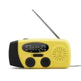 Solar Hand-Crank Radio with Light and Charger — view 5