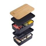 40 oz Bento Box with Bamboo Lid and Utensils — view 3