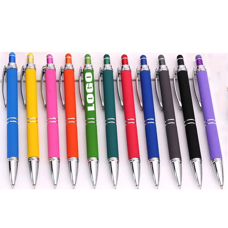 Metal Stylus Pen with Chrome Accents