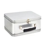 Retro Metal Lunch Box with Handle — view 3