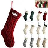 18-Inch Cable-Knit Christmas Stocking