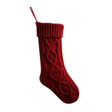 18-Inch Cable-Knit Christmas Stocking — view 3