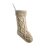 18-Inch Cable-Knit Christmas Stocking — view 5