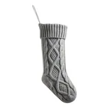 18-Inch Cable-Knit Christmas Stocking — view 7
