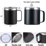 12 oz Insulated Stainless Steel Travel Mug — view 2