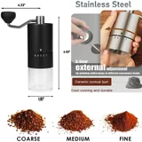 Stainless Steel Manual Coffee Grinder — view 2