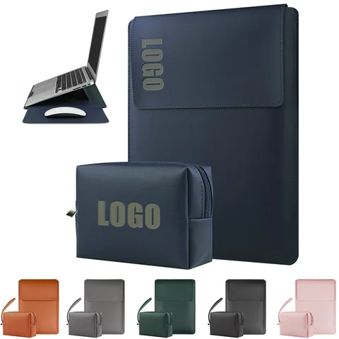 13-Inch Laptop Sleeve with Stand and Accessory Pouch