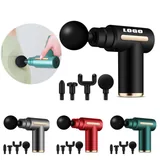 Portable Massage Gun with Four Heads