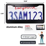 Aluminum License Plate Frame — view 2