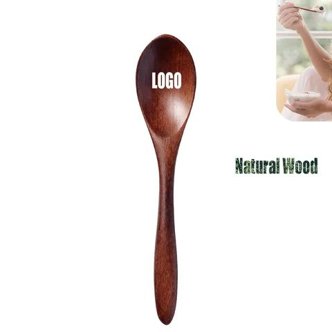 Wooden Stirring and Dessert Spoon