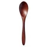 Wooden Stirring and Dessert Spoon — view 3