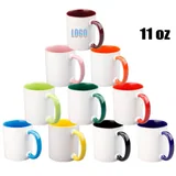 11 oz Two-Tone Ceramic Coffee Mug