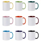 11 oz Two-Tone Ceramic Coffee Mug — view 3