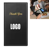PU Leather Restaurant Check Presenter