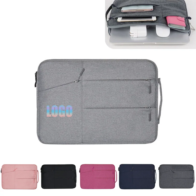 Laptop Sleeve with Handle and Front Pockets