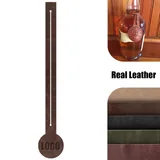 Genuine Leather Bottle Tag