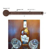 Genuine Leather Bottle Tag — view 2