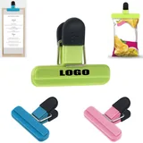 3-Inch Plastic Snack Bag Clip with Rubber Grip