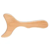 Wooden Gua Sha Tool with Curved Handle — view 3