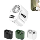 Rechargeable Waist-Clip Fan with Display