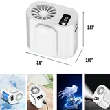 Rechargeable Waist-Clip Fan with Display — view 2