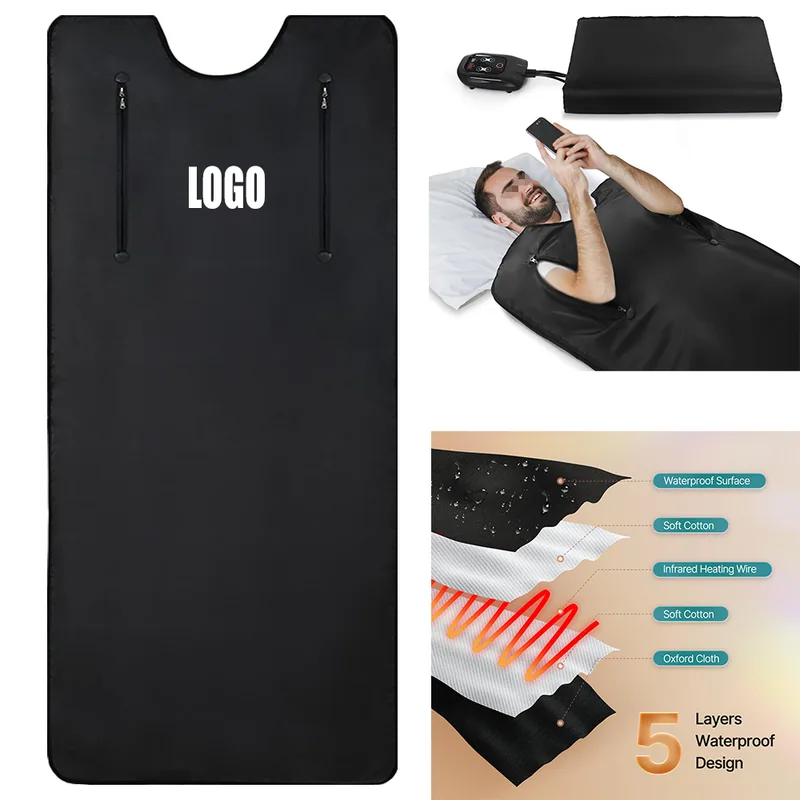 Heated Sauna Blanket with Handheld Controller