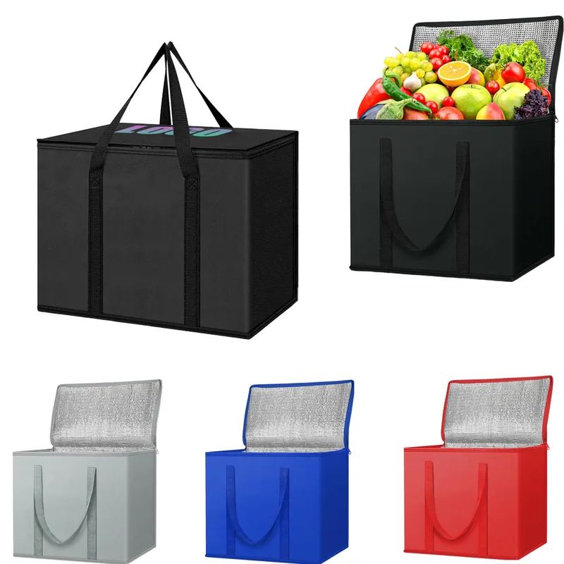 16-Inch Insulated Non-Woven Cooler Tote