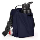 Heathered Insulated Lunch Tote with Shoulder Strap — view 4
