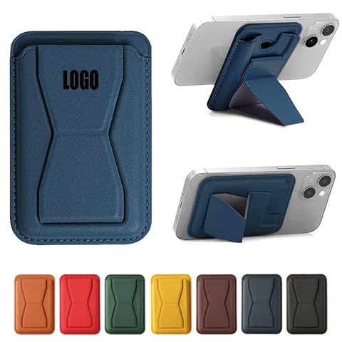 Magnetic Phone Card Holder and Folding Stand