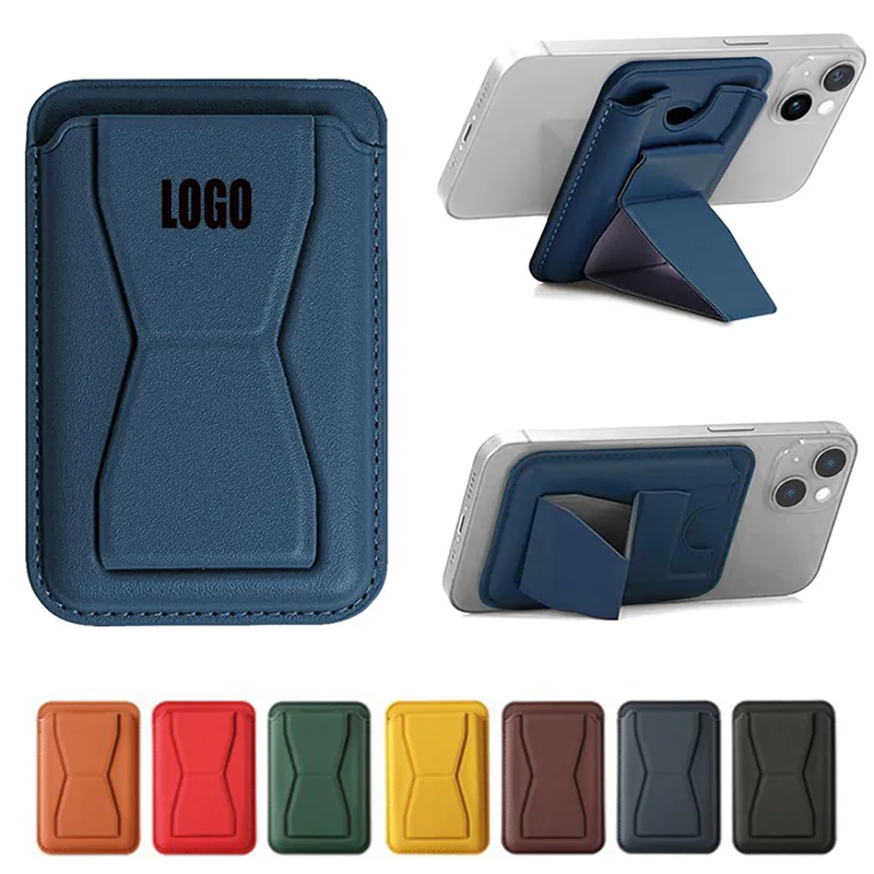 Magnetic Phone Card Holder and Folding Stand