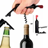 Wine Bottle-Shaped Corkscrew — view 2
