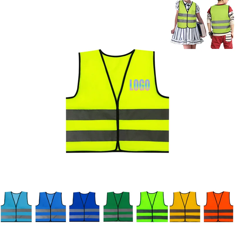 Children's Mesh Vest with Reflective Strips