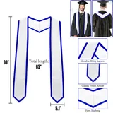 65-Inch Satin Graduation Stole — view 2
